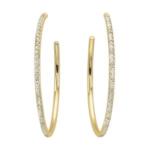 14Kt Yellow Gold Diamond 1/15Ctw Earring