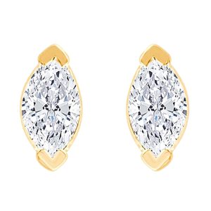 10Kt Yellow Gold Diamond 1/10Ctw Earring
