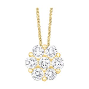 14Kt Yellow Gold Diamond 1/3Ctw Pendant