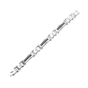 Steel White Bracelet