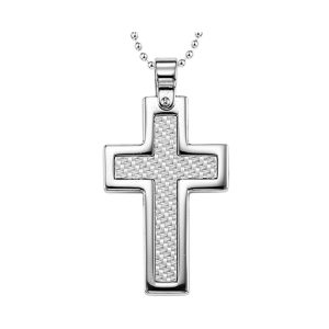 Steel White Pendant