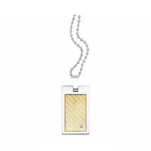 Steel White Pendant