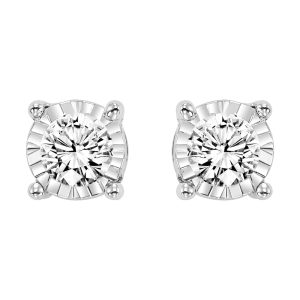 14Kt White Gold Diamond 2Ctw Earring
