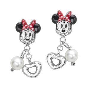 Silver White Earring