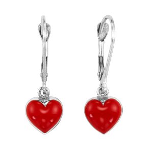 Silver White Earring