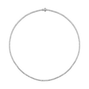 14Kt White Gold Diamond 10Ctw Necklace