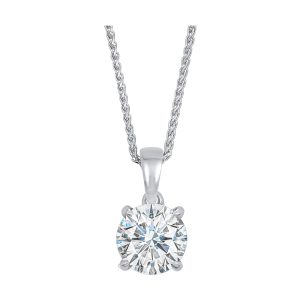 14Kt White Gold Diamond 1/4Ctw Pendant