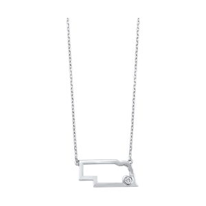 Silver Diamond 1/50Ctw Pendant