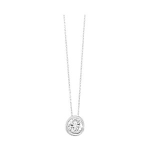 14Kt White Gold Diamond 1/2Ctw Pendant