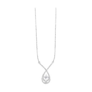14Kt White Gold Diamond 1/2Ctw Pendant