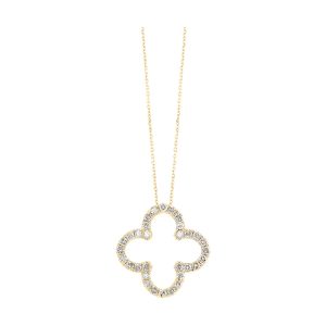 14Kt Yellow Gold Diamond 1Ctw Pendant