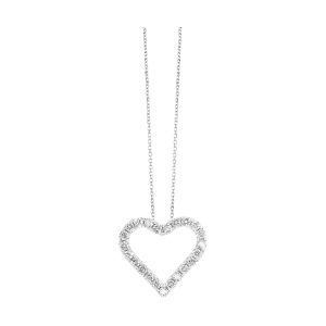 14Kt White Gold Diamond 1Ctw Pendant