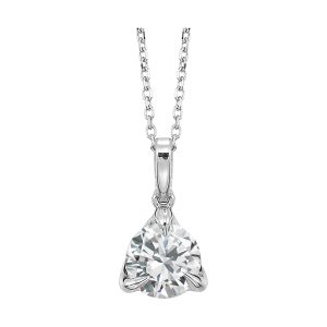 14Kt White Gold Diamond 1/3Ctw Pendant