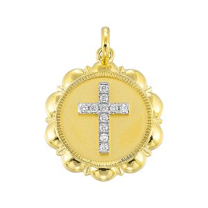 14Kt Yellow Gold Diamond 1/20Ctw Pendant
