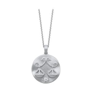 Silver Diamond 1/50Ctw Pendant