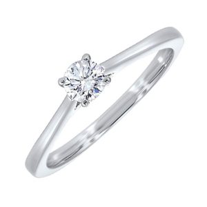 14Kt White Gold Diamond 3/4Ctw Ring