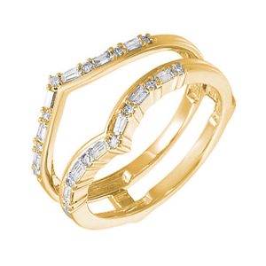 14Kt Yellow Gold Diamond 1/4Ctw Ring
