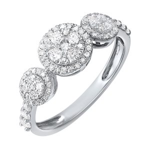 14Kt White Gold Diamond 1/2Ctw Ring