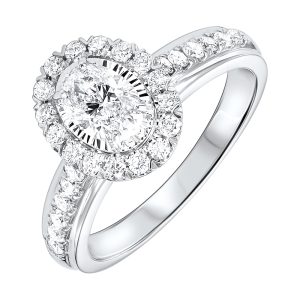 14Kt White Gold Diamond 1Ctw Ring