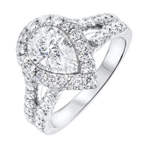 14Kt White Gold Diamond 1Ctw Ring