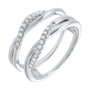 14Kt White Gold Diamond 1/7Ctw Ring