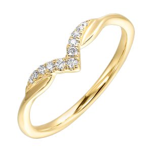 10Kt Yellow Gold Diamond 1/12Ctw Ring