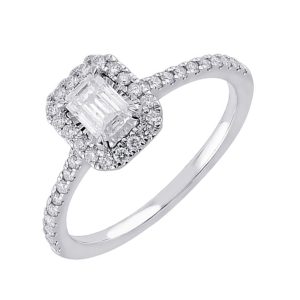 14Kt White Gold Diamond 1/2Ctw Ring