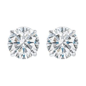 14Kt White Gold Diamond 1/10Ctw Earring