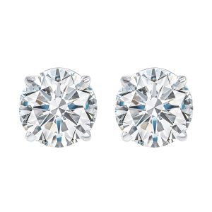 14Kt White Gold Diamond 1Ctw Earring
