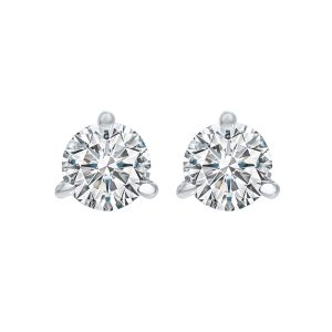 14Kt White Gold Diamond 1 1/4Ctw Earring