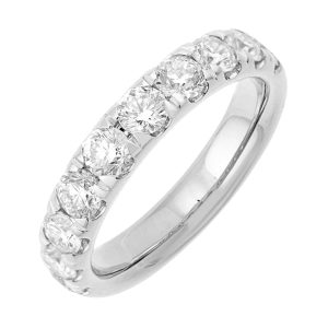 14Kt White Gold Diamond 1 3/8Ctw Ring